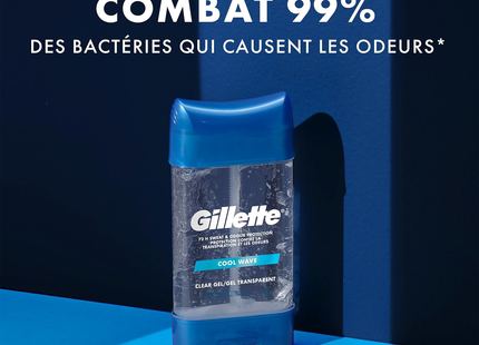 Gillette - Antisudorifique Gel Transparent 72H - Cool Wave | 108 g