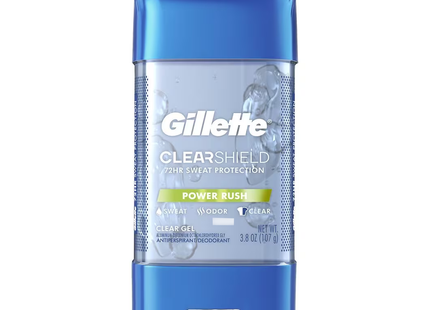 Gillette - Clear Shield 72HR Protection - Power Rush | 108 g