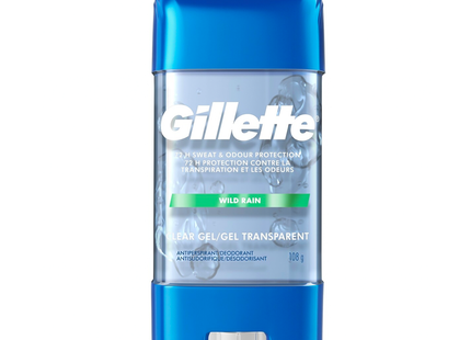 Gillette - Gel transparent antisudorifique 72 h - Wild Rain | 108 g