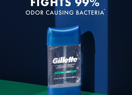 Gillette - Gel transparent antisudorifique 72 h - Wild Rain | 108 g