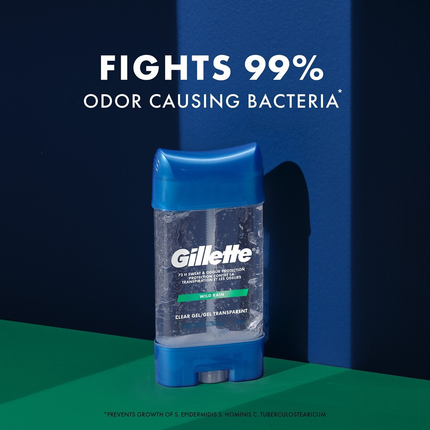Gillette - Clear Gel 72H Antiperspirant - Wild Rain | 108 g