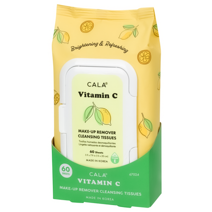 Cala - Vitamin C Make-Up Remover Cleansing Tissues | 60 Sheets