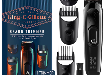 King C Gillette - Beard Trimmer | 6 Piece