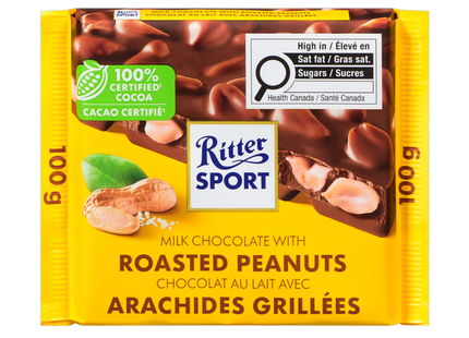 Ritter Sport - Milk Chocolate with Roasted Peanuts | 100 g