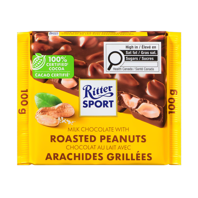 Ritter Sport - Milk Chocolate with Roasted Peanuts | 100 g