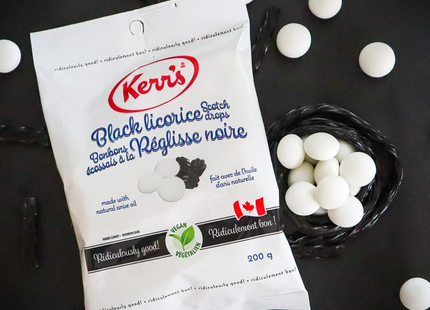 Kerr's - Black Licorice Scotch Drops | 200 g