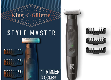 King C Gillette - Style Master Electric Trimmer | 4 Piece