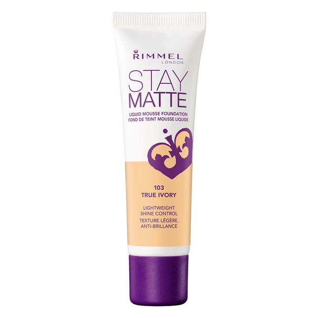 Rimmel - Fond de teint mousse liquide Stay Matte - 103 True Ivory | 30 ml