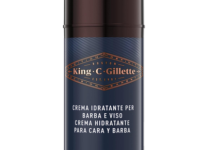 King C Gillette - Hydratant visage et chaume | 100 ml