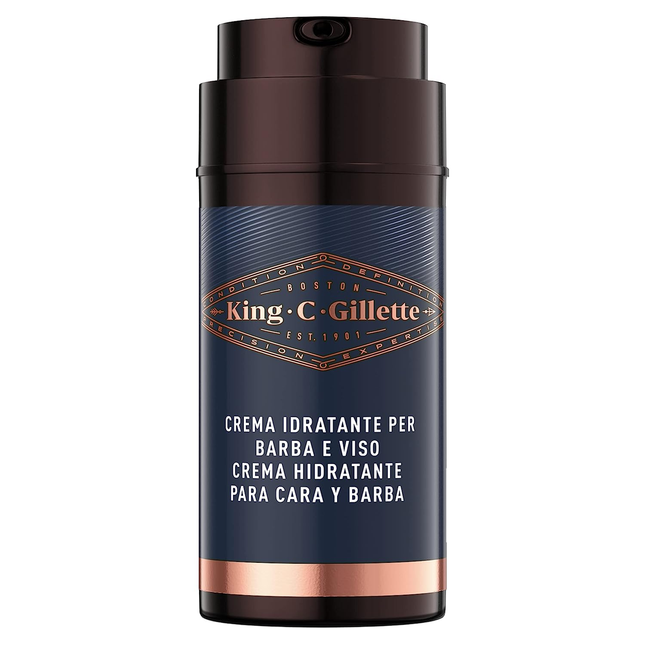 King C Gillette - Hydratant visage et chaume | 100 ml
