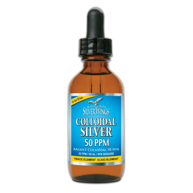 Silver Wings Oligo-élément d'argent colloïdal - 50 PPM | 60 ml