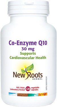 New Roots Co-Enzyme Q10 30mg | 120 Vegetable Capsules*