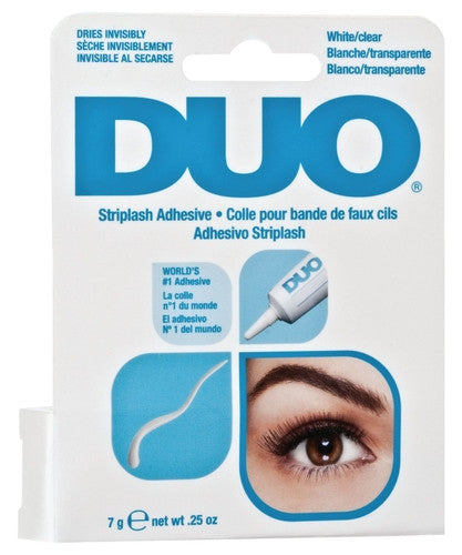 Duo - Adhésif Striplash - Blanc / Transparent | 7g