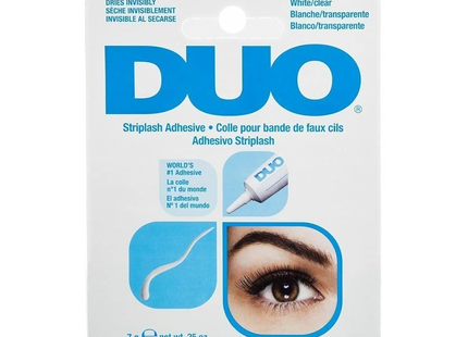 Duo - Adhésif Striplash - Blanc / Transparent | 7g