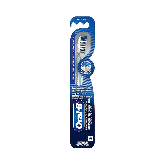 Oral-B - Pro-Clean CrossAction Deep Clean Toothbrush | Soft