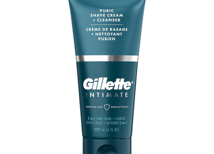 Gillette - Crème à raser pubienne 2 EN 1 + Nettoyant | 177 ml