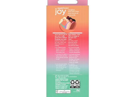 Joy - Colour Changing 5-Blade Razor | 1 Razor + 2 Cartridges
