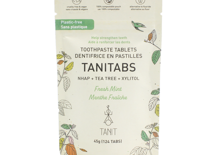 Dentifrice Tanit, menthe fraîche | 124 comprimés