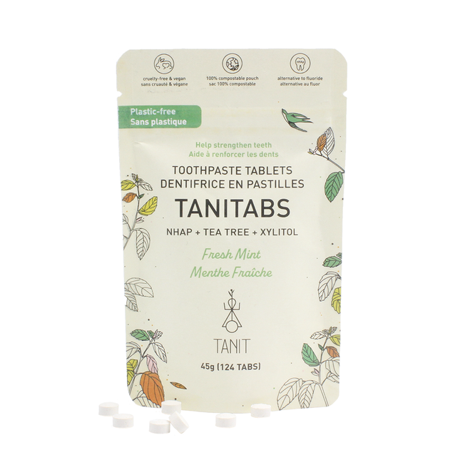 Dentifrice Tanit, menthe fraîche | 124 comprimés