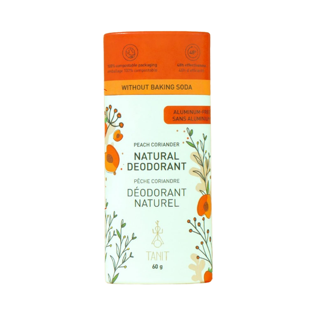 Tanit - Déodorant naturel, Pêche Coriandre | 60 g