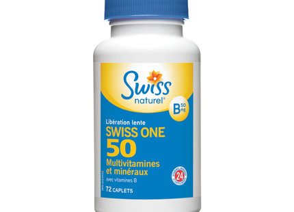 Swiss Natural - Swiss One 50 TR Multi with B Complex | 72 Capsules