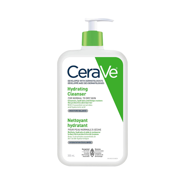 Cerave - Nettoyant crème-mousse hydratant - Peaux normales à sèches | 355 ml