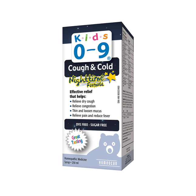 HOMEOCAN - Kids 0-9 Night Cough & Cold | 250 mL
