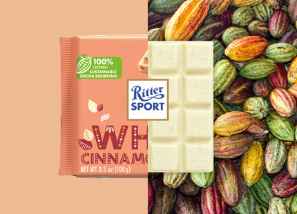 Ritter Sport - White Cinnamon Crisp | 100 g