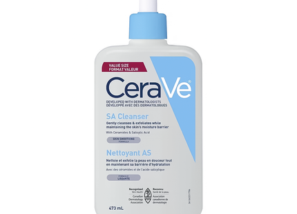 Cerave - SA Cleanser - Nettoyage doux et exfoliation | 473 ml