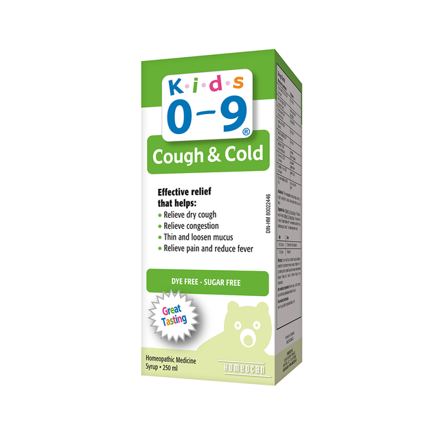 HOMEOCAN - Kids 0-9 Cough & Cold Syrup | 250 mL