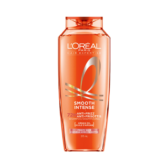 L'Oréal Paris - Smooth Intense 72H Anti-Frizz Shampoo with Argan Oil | 375 mL