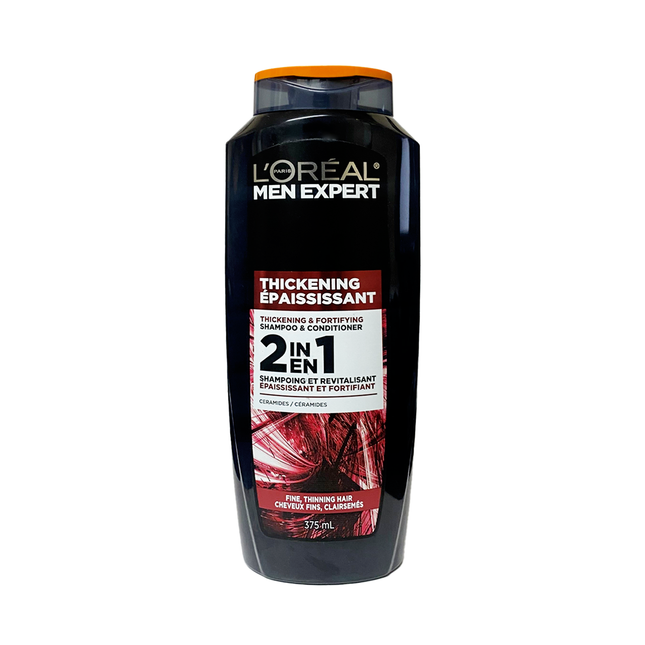 L'Oréal - Men Expert Total Clean Shampooing et Après-Shampoing 2 en 1 | 375 ml
