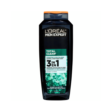 L'Oréal - Men Expert Total Clean Shampoo, Conditioner & Body 3In1 | 375 mL