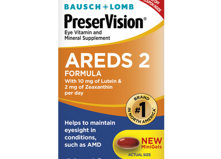 Bausch + Lomb - PreserVision AREDS 2 Formula | 60 Soft Gels
