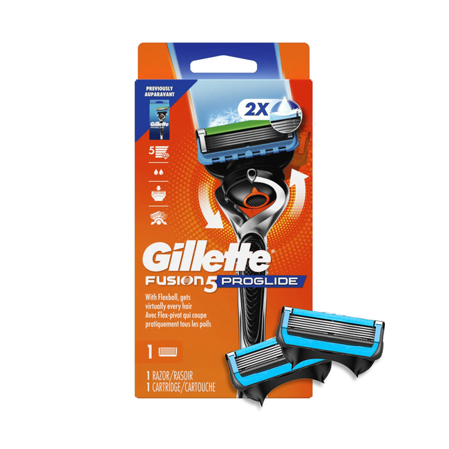 Gillette - Fusion 5 ProGlide Chill | 1 rasoir + 2 cartouches