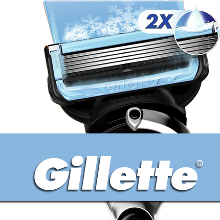 Gillette - Fusion 5 ProGlide Chill | 1 Razor + 2 Cartridges