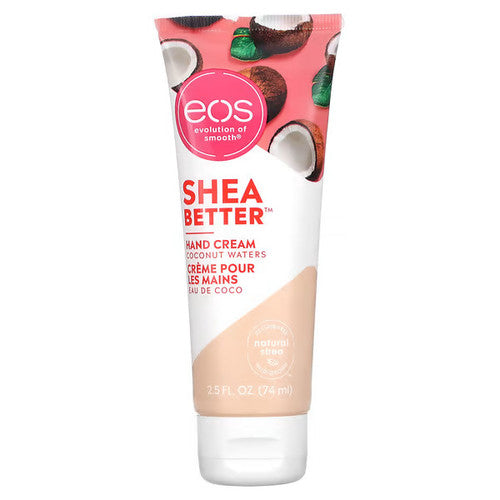 EOS - Crème pour les mains Shea Better - Parfum eaux de noix de coco | 74 ml