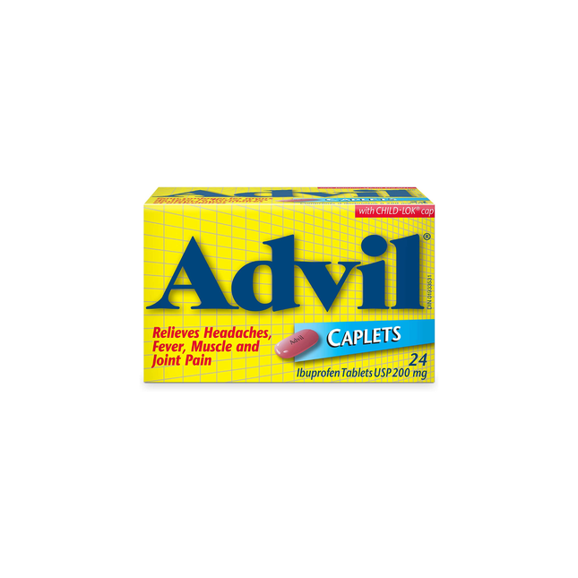 Advil - 200 mg caplets | 24 à 100 comprimés