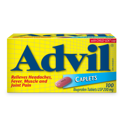 Advil - 200 mg caplets | 24 à 100 comprimés