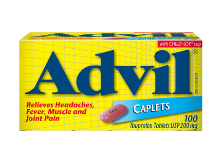 Advil - Ibuprofen 200 mg | 24 - 100 Caplets