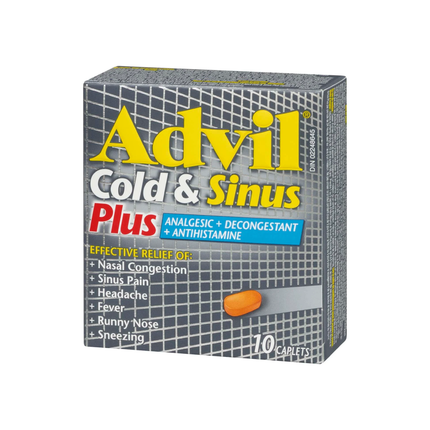 Advil - Rhume et sinus Plus 200 MG | 10 à 40 comprimés