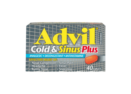 Advil - Cold & Sinus Plus 200 MG | 10 - 40 Caplets