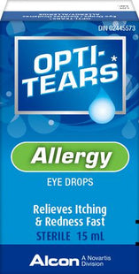 Gouttes oculaires contre les allergies Opti-Tears | 15 ml