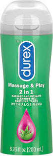 Durex - Play Massage 2 in 1 Soothing Massage Gel & Lubricant - with Aloe Vera | 200 mL