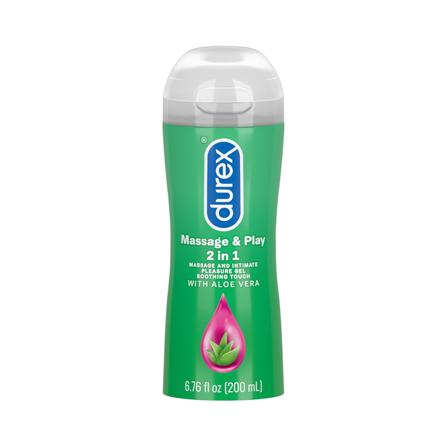 Durex - 2 in 1 Soothing Massage Gel & Lubricant With Aloe Vera | 200 mL