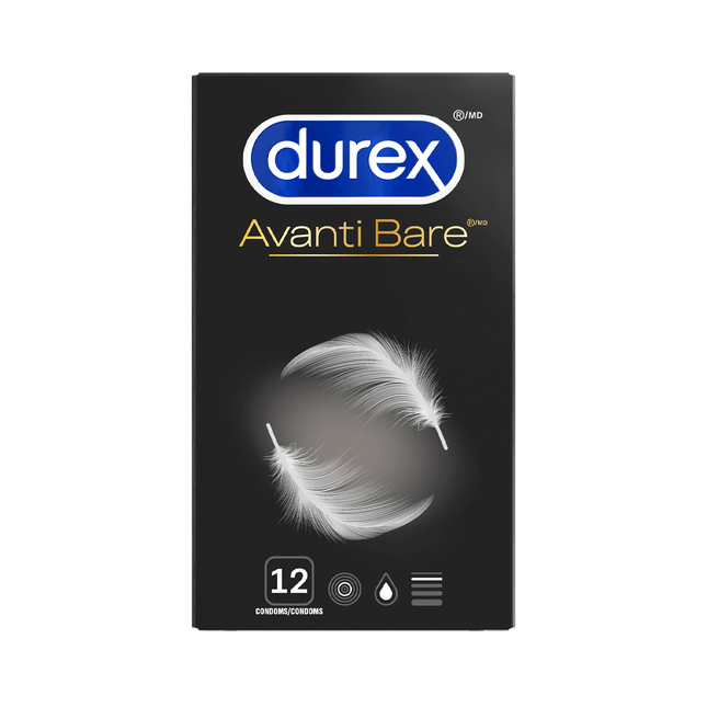 Durex - Avanti-Bare Lubricated Condoms | 12 Condoms