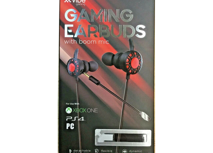 Vibe Gaming - Gaming Earbuds With Boom Mic