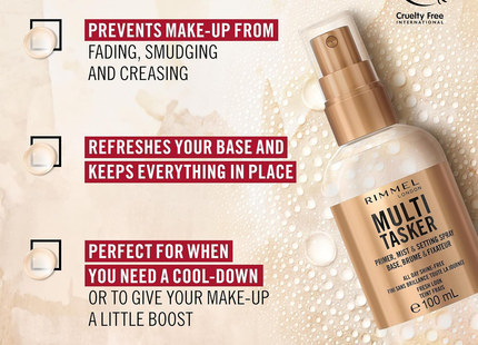 Rimmel London - Multi Tasker Primer Mist & Setting Spray | 100 mL