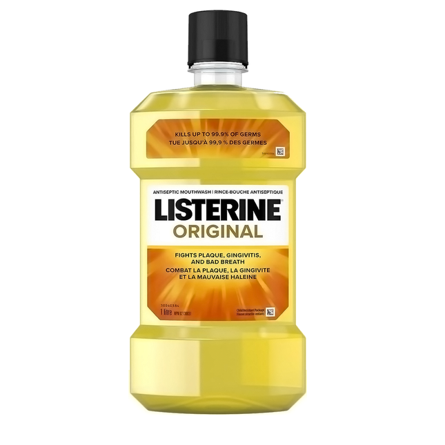 Listerine - Rince-bouche antiseptique - Original | 1 litre