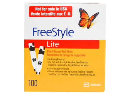 FreeStyle - Lite Testing Strips | 100 Strips